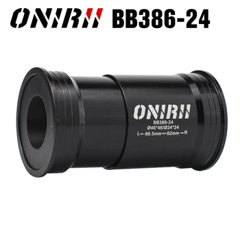 ONIRII BB386 Požičovňa stredová Stlačte Fit BB 24 22 MM Ložisko pre MTB, Road BIKE BB86.5-92mm Shimano SRAM GXP Kuky Nové