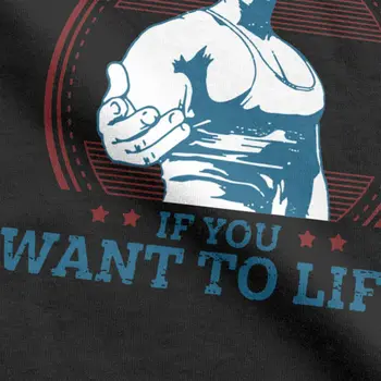 Arnold Schwarzenegger T Košele pre Mužov Čistej Bavlny T-Shirts Poď So Mnou, Ak Chcete Výťah Tričká Krátky Rukáv Topy Obrázok