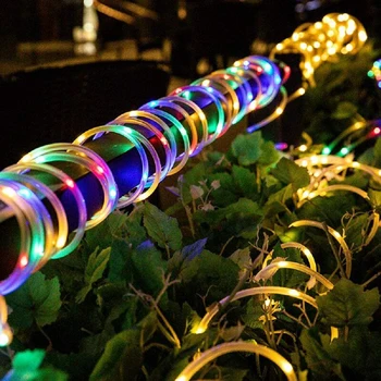 22M/12M LED Lano Svetlo String Garland Nepremokavé 8 Režimov Rainbow Trubice Lano Led Pásy Na Vianoce Vonku Dovolenku Dekorácie