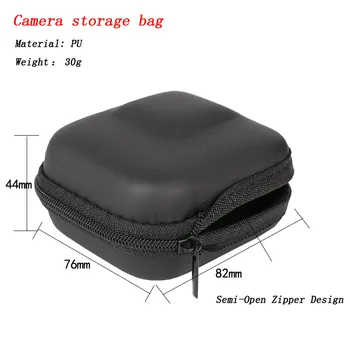 Mini EVA Prípade Ochranný Vak pre GoPro Hero 9 8 7 6 5 Black Podiel Bieleho Športu Fotoaparát PU Úložný Box Dji Osmo Akcie Príslušenstvo