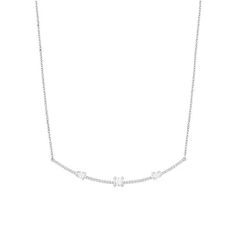 SWA Módne Šperky Vysokej Kvality Kúzlo, Jednoduchý a Veľkorysý Geometrické Crystal Jedno slovo Arc Náhrdelník Clavicle Reťazca Žena