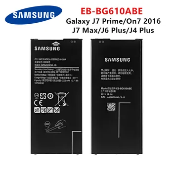 SAMSUNG Pôvodnej EB-BG610ABE 3300mAh Batéria Pre Samsung Galaxy J7 Prime On7 2016 G610 G615 G6100 J7 Prime 2 J7 Max Mobilný Telefón