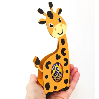 SPLNENIE HUANG Žirafa Veľkonočné Vajíčko Držiteľ plavidlá die rezanie kovov die zápisník na rezanie papiera karty razenie die nové DIY zomrieť