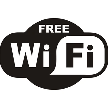 Wifi Zóna Voľného Nálepky Odtlačkový Internet Znamenie, Kaviareň, Bar, Klub, Úrad, Obchod, Káva JDM JEEP Van Bicykli Offroad RV A4 Q3 Polo