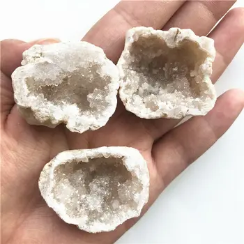 Drop Shipping 1pc Prírodné Achát Quartz Klastra Crystal Bodov Geode Minerálov Vzor Bohatstvo Darov Prírodné Kamene A Kryštály