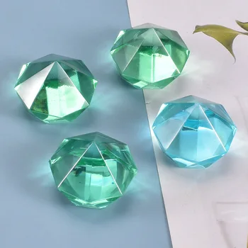 Transparentný Silikónový Diamant Formy Dekoratívne Plavidlá DIY Rezanie Typ Tvaru Epoxidové Živice Formy pre Šperky, Takže Nástroj