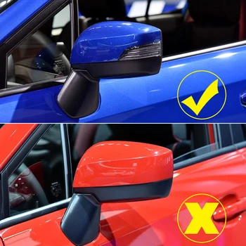 Auto Styling 2KS ABS Uhlíkových Vlákien Bočné Spätné Mirros Dekorácie Kryt Výbava pre Subaru WRX STi-2019 Príslušenstvo