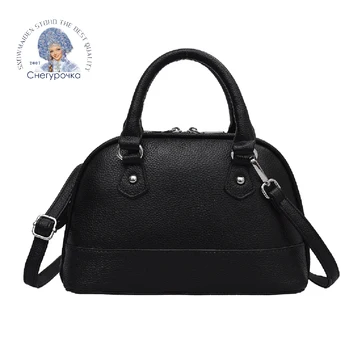 Originálne Kožené Kabelky Pre Ženy 2021 Nové Retro Dizajn Taška Cez Rameno Klasické Módne Luxusné Messenger Bag Black Kožené Kabelky