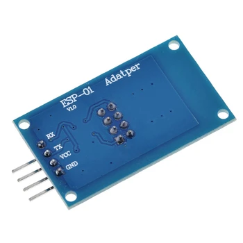 ESP-01 Sériové WiFi Adaptér Bezdrôtovej siete Modul 3,3 V 5V Esp01 Breakout PCB pre Arduino