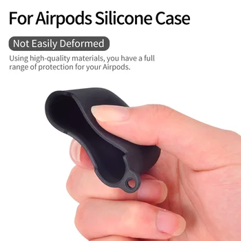 Slúchadlá puzdro pre Apple AirPods Pro A2084 A2083 Čierne Mäkké Silikónové Bluetooth Bezdrôtové Slúchadlá Kryt Daisy série vzor