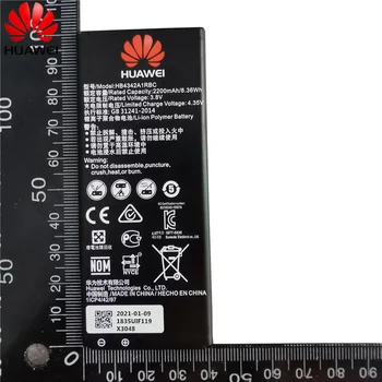 2021 Nový, Originálny Huawei Batérie HB4342A1RBC pre Huawei Y5II Y5 II 2 Ascend 5+ Y6 Česť 4A SCL-TL00 Česť 5A PRE-L21 2200mAh