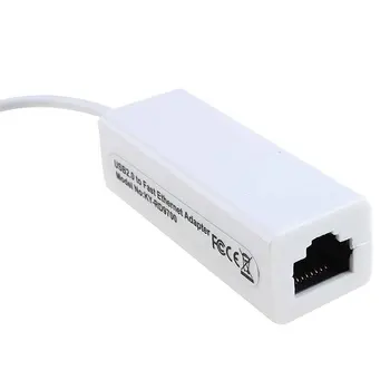 Adaptér siete Ethernet Sieťová Karta USB 2.0 RJ45 Lan Wired Network Karta pre systém Windows 7/8/10/XP