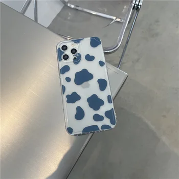 Transparentné mlieko kryt telefónu, pre iPhone 11 jasný prípad pre Iphone11 12 Pro Max 7 8 Plus X XR XS SE 2020 mäkké silikónové späť coque