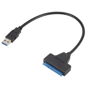 USB3.0 SATA kábel SATA 3 rozhraním USB 3.0 počítači kábel kábel adaptéra USB konektor SATA kábel adaptéra podporuje 2.5 palcový SSD HDD pevný disk