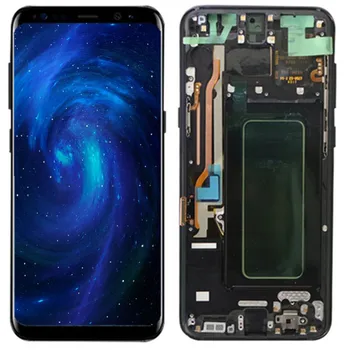 PÔVODNÉ SUPER AMOLED S8+ LCD pre SAMSUNG Galaxy S8 Plus G955 G955F Displej Dotykový Displej Digitalizátorom. s mŕtve pixely