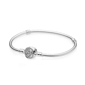 PNR SL vysokej kvality 925 sterling silver série fashion kúzlo DIY náramok vhodný pre perličiek ženské kúzlo náramok šperky darček