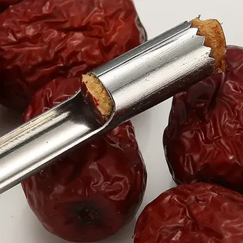 Nehrdzavejúcej Ocele Jadro Odstraňovač Ovocie Core Extractor Hawthorn Apple Cherry Core Odstrániť Nástroj Denucleator
