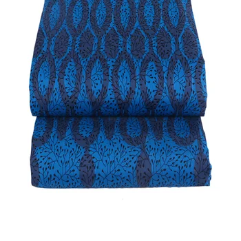 Ankara Afriky Textílie na spoločenské Šaty 1 Yard Modrá Afriky Vosk Tkaniny Tlače DIY Polyester Šitie Afriky Tissus pre Oblečenie