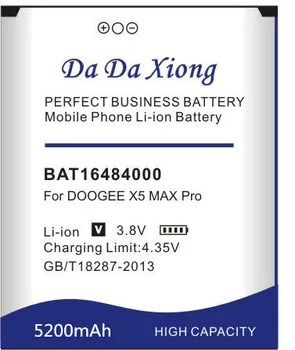 Da Da Xiong 5200mAh BAT16484000 Batérie pre DOOGEE X5 MAX Pro