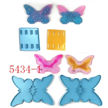 1 Nastavte Kniha Stojí Epoxidové Živice Formy Motýľ 3D Reproduktory, Silikónové Formy DIY Remesiel Šperky Domov Ozdoby Nástroj