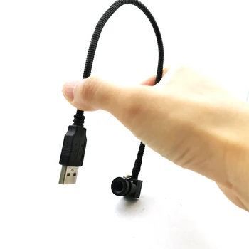 31,6 CM Flexibilný Kábel USB OV2710 Low Lux 15x15mm Micro USB, Fotoaparát Miniatúrne Pre BANKOMATU Dohľadu Priemyselné Predajné Použitie