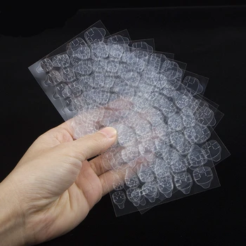 Transparentné Obojstranné Lepiace Pásky, Nálepky, Nail Art False Nechty, Tipy, Rozšírenie Nástrojov
