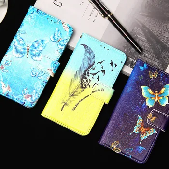Peňaženky, Kožené puzdro Flip Pre Lenovo ZP LG G8 G8s V50 ThinQ K30 (2019) Motorola Moto E6 Jednu Akciu Zoom P50 NOA N3 Telefón Prípadoch
