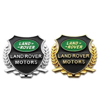1/2ks 3D Kovové Auto Odznak Bočné Okno Dekorácie-Nálepky Na Land Rover Sport Rnage Rover 2 3 4 Freelander Obranca Príslušenstvo