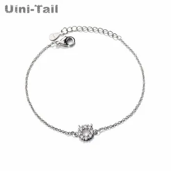 Uini-Chvost new horúce 925 sterling silver kreatívny dizajn malý diabol náramok kórejský temperament jednoduché osobnosti módne šperky