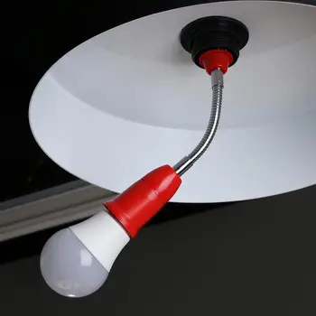 10 CM LED Žiarovka E27 Držiak Univerzálny Flexibilné Rozšírenie Lampa Adaptér Pätica Led Žiarovka Base Konverzie Držiteľ Konvertor