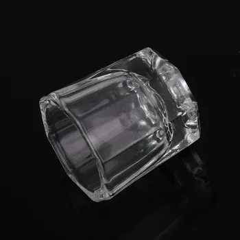 1pcs Mini Krištáľové Sklenené Misky Octagon Misy Pohár Nail Art Jar Nechtov Pohár Akryl Crystal Zariadenia Nástroj Umenia Kvapaliny Energie Pre Mix Q2B8