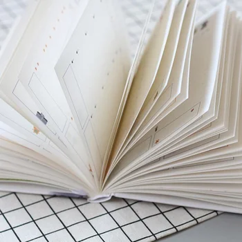Plánovač Farebné Vnútorné Stránke Poznámkový Blok Denného Plánu Ročný Program Školského Úradu Stationry 365 Dní Roztomilý Zoznam Denník NoteBook