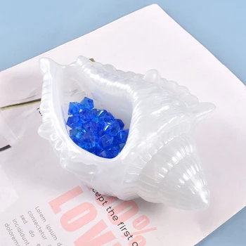 Crystal Epoxidové Živice Formy Conch Úložný Box Silikónové Formy DIY Remesiel Kontajner, Takže Nástroj