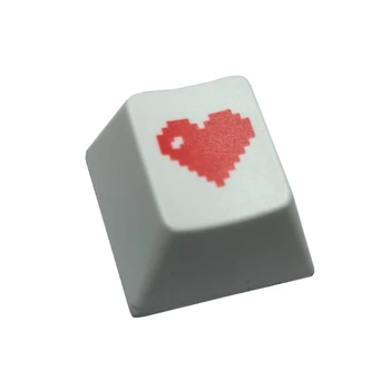 R4 Keycap Láska Cherry Profil Dip Dye Socha PBT Klávesnice Keycap pre Mechanické Klávesnice Leptané Pixel Srdce New Vysoká Kvalita