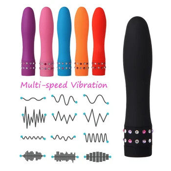 Multi-speed Klitorisu Pošvy Kamienkami Mini Vibrátor Análny Dospelých, Sexuálne Hračky pre Ženy Intímne Tovaru Sex Shop Žena Masturbator