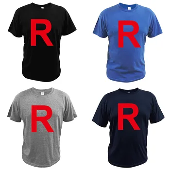 Tím GO Rocket T Shirt Ísť Tričko Mobilné Hry Antagonisty Bavlna Bežné Pohode Krátky Rukáv Topy EÚ Veľkosť