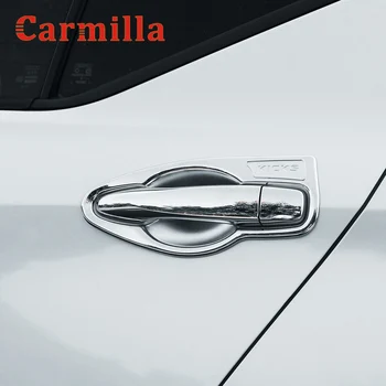 Carmilla 4Pcs/Set ABS Chrome Dverí Rukoväť Miska ochranný Kryt Výbava pre Nissan Kopy 2017 - 2021 Dvere Flitrami Auto Samolepky