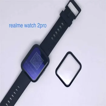 2KS 3D Zakrivené Mäkký Ochranný Film Kryt Ochrana Pre Realme Sledovať 2 Pro 2pro Smartwatch Full LCD Displej Screen Protector