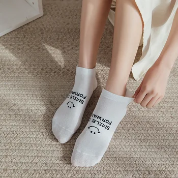 Nová Biela Priedušné Ponožky Ženy Bavlna Jarné a Letné Japonské Kreslené Zvierat Dizajnér Ponožky Kawaii Joker Stealth Ponožky