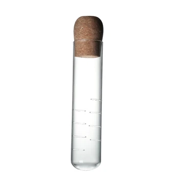 Korok Sklenené Fľaše Transparentné cedidlom Mini Prázdnu Fľašu Čaju Infuser Trubice B H58C