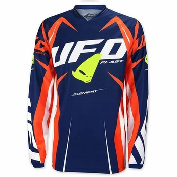 2021 UFO, NOVÝ Motocross Tričko Motocykel Bunda Off-road T-shirt Jazda na Bicykli Long-sleeve Jersey Moto Jaquetaelectric Motocykel