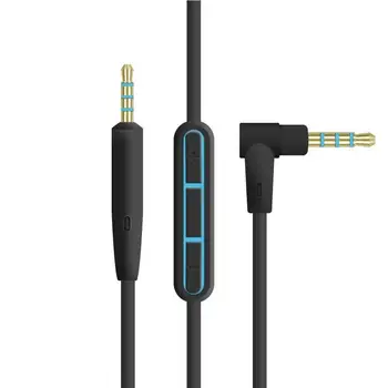 VEKEFF Nahradenie Audio Kábel Inline Mic/Diaľkové Ovládanie Kábel Pre Bose QuietComfort 25/35/QC25/QC35 Bose Oe2/oe2i/AE2 Slúchadlá