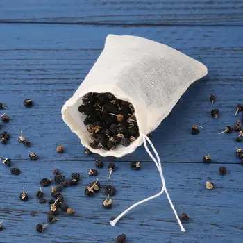 20pcs/set pre potravinársky netkanej Textílie Čajové vrecúška Čaju Filtračné vrecká pre Spice Tea Infuser Tesnenie Korenie Filtre Teabags
