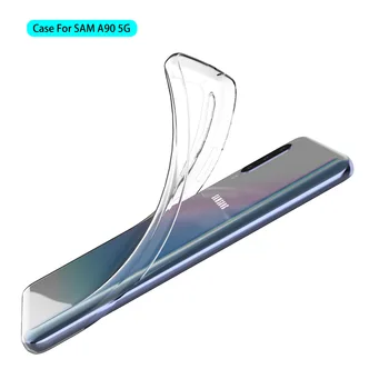 Ultra tenké Jasný Prípad Pre Samsung Galaxy S8 S9 S10 S20 S21 Plus S10E Poznámka 8 9 10 20 Ultra A51 A71 A70 Mäkké TPU Zadný Kryt Prípade