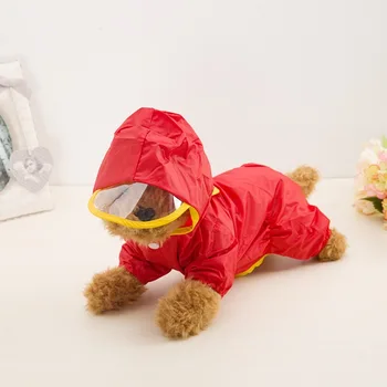 Móda Nylon Pet Pršiplášť Nepremokavé Pončo Multicolor Psa Daždi Kabát pre Malé a Stredné Psa štvornohého Miláčika Oblečenie