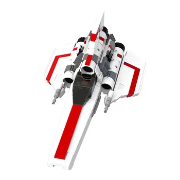 MOC Battlestaral Koloniálnej Vipers MKII/MKI Fit High-tech Hviezdičkový Space Série Vojen Stavebné Bloky Vzdelávania Tehly DIY Model Hračky