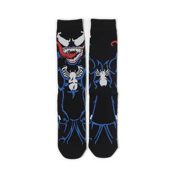 Nových Anime Série Marvel Spiderman Tlač Ženy Muž Dlhé Ponožky Mans Koleno-Vysoká Cosplay Teľa Ponožka Dospelých Hip Hop Osobnosti Ponožky