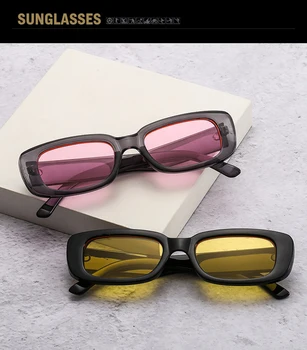 Nové Námestie Retro slnečné Okuliare Ženy, Luxusné Značky Dizajnér Retro Okuliare Cestovanie Obdĺžnik Ženské Okuliare UV400 Objektív Eyewears
