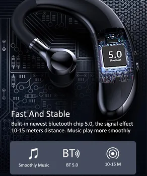 S109 slúchadlá Bluetooth Handsfree slúchadlá bezdrôtové slúchadlá Business headset Jednotky Hovor Športové slúchadlá pre iphone Samsung