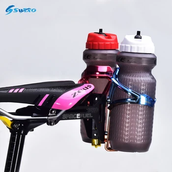 SWTXO Bicyklov, Fľaša na Vodu Držiteľa Rozšírenie Hliníkovej Zliatiny Bicykli Sedlo Dvojité Fľaša na Vodu Klietky Adaptér Pre MTB, Road Bike